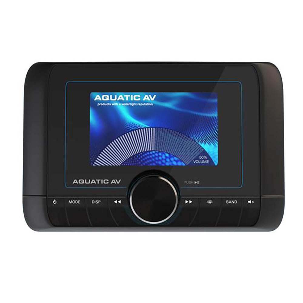 Aquatic AV CP7 compact stereo head unit with AM/FM, Bluetooth and USB, model CP711