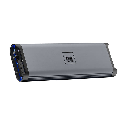 Boss Audio Elite MPD740.5 five channel Class D amplifier with LED illuminated end panels