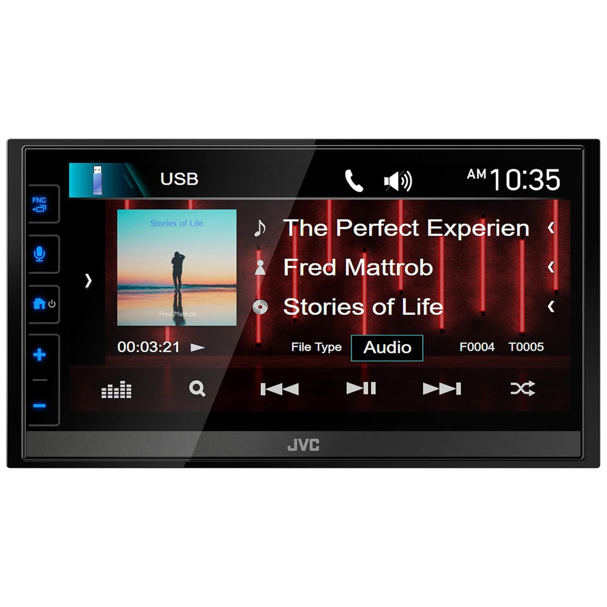 JVC KW-M785BW Wireless Touchscreen Receiver — Refurbished